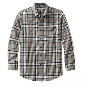 L.L. Bean Men's Scotch Plaid Flannel Shirt
